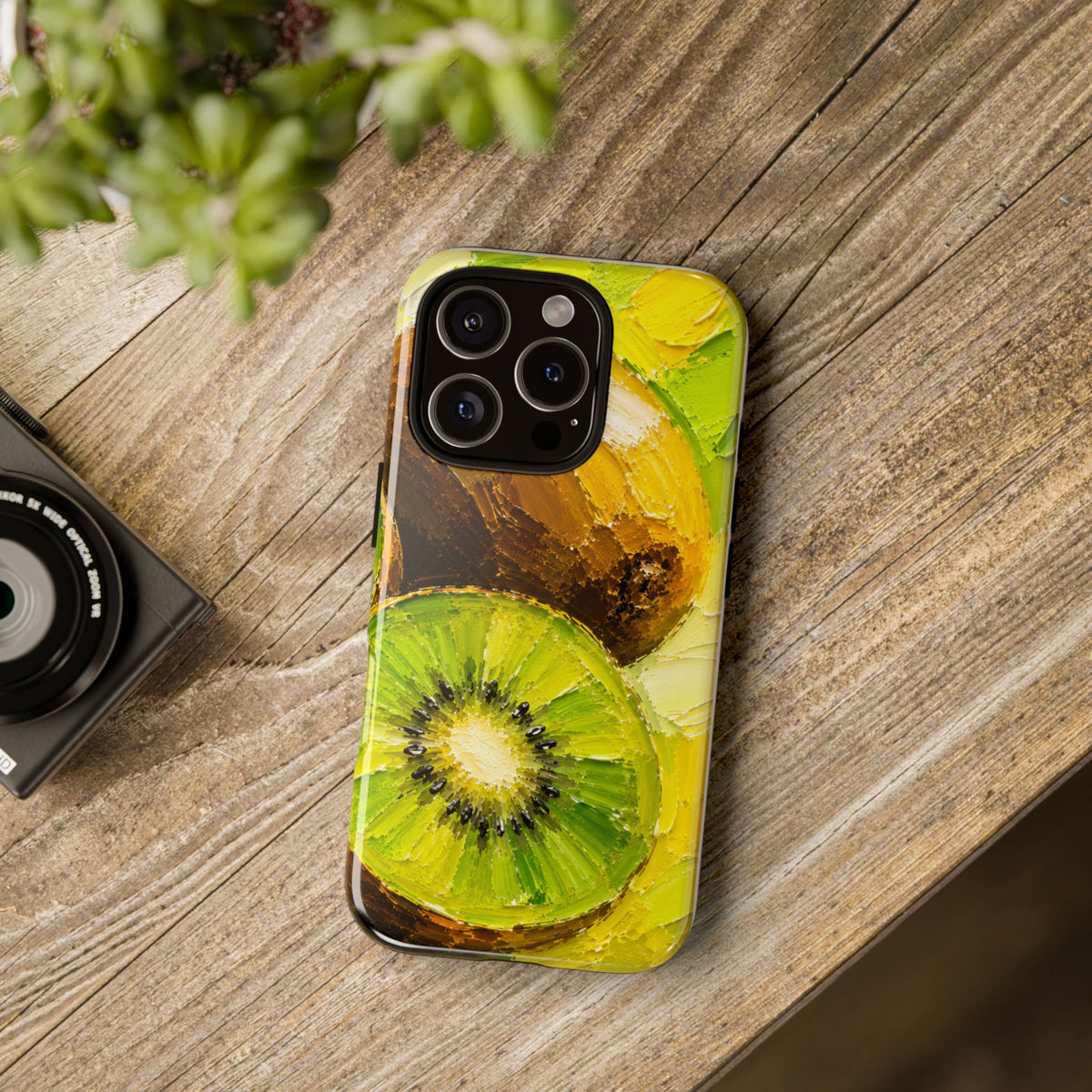 Kiwi Glow Phone Case – Designed by Alina Madan Art