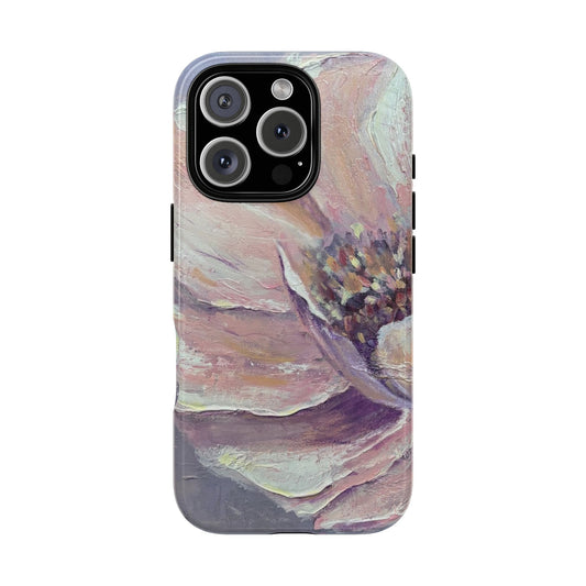Blush Peony Bloom Phone Case – Original Painting by Alina Madan Art