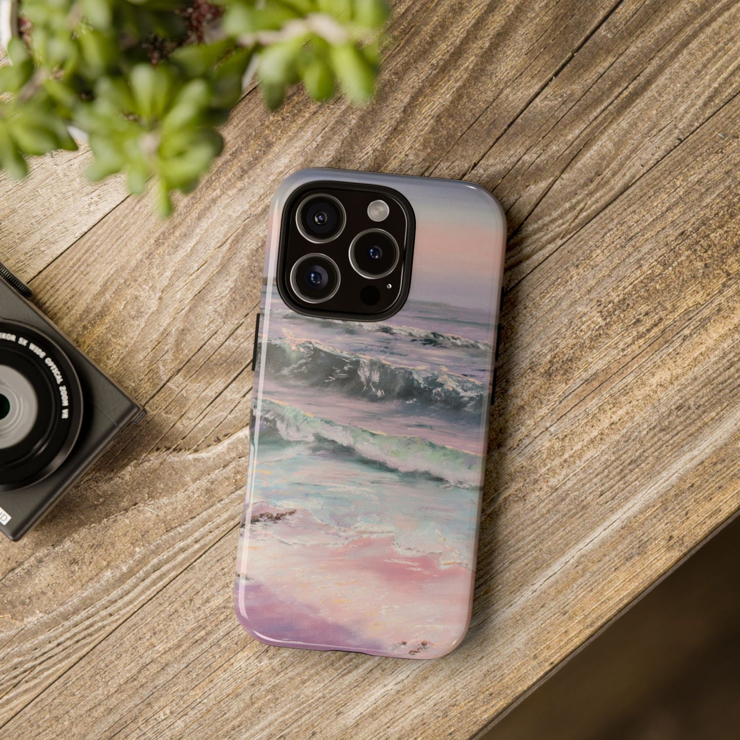 Blush Coastline Phone Case – Designed by Alina Madan Art