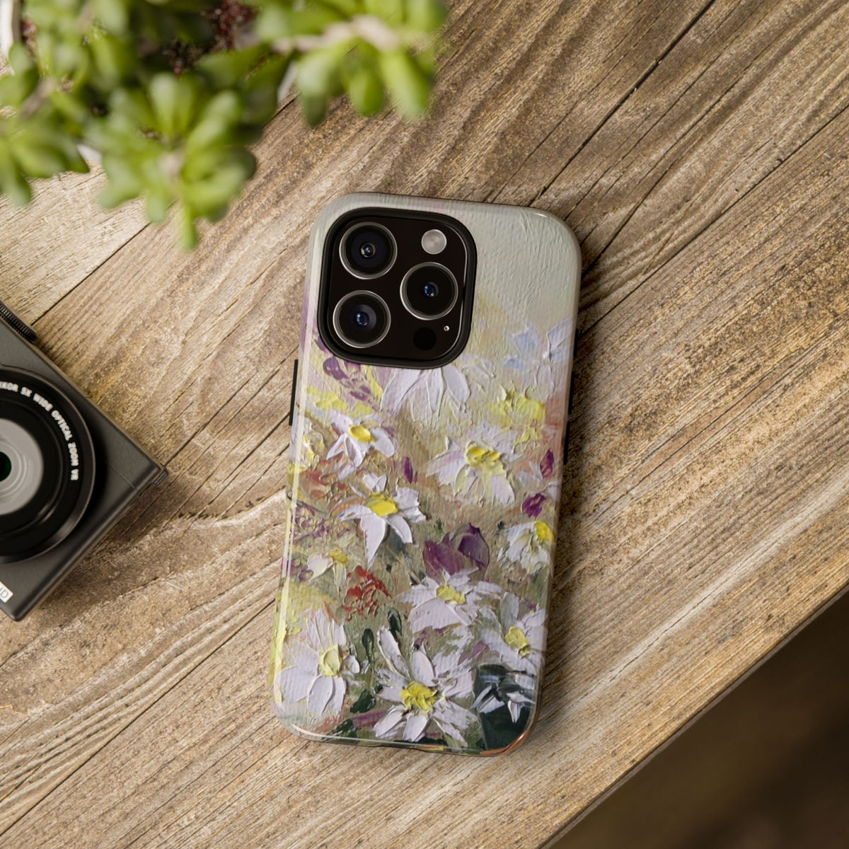 Wild Daisy Bouquet2 Phone Case – Original Painting by Alina Madan Art