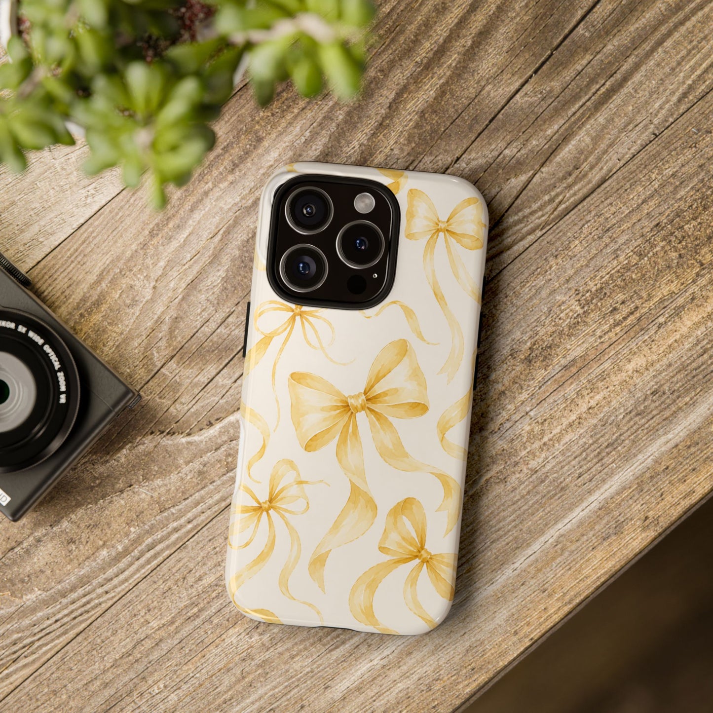 Coquette Bow Phone Case | Watercolor Ribbon Aesthetic Case