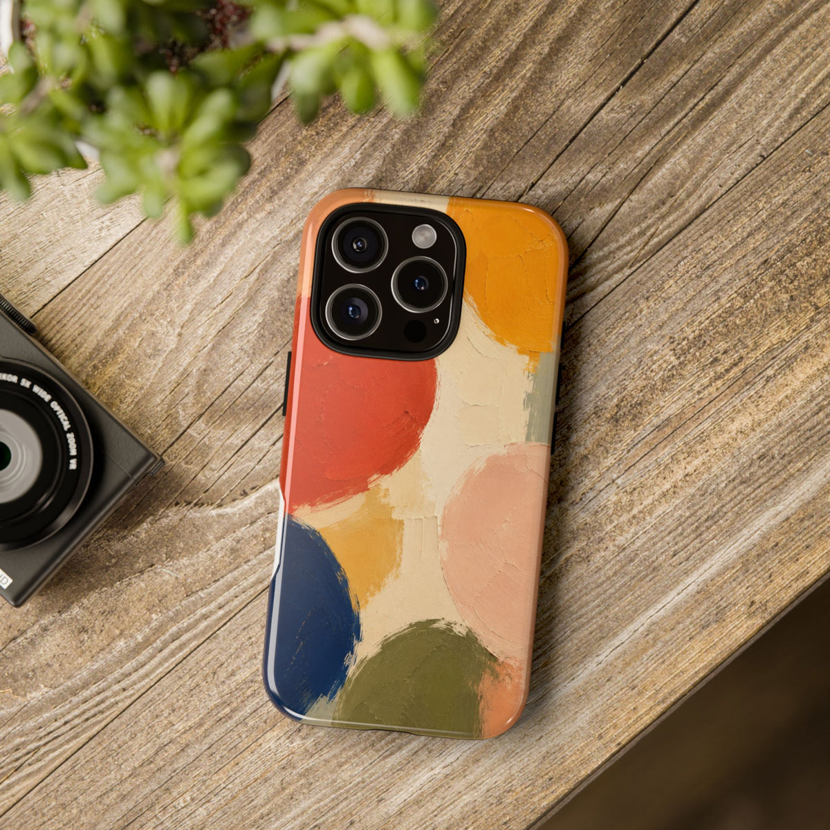 Modern Abstract Shapes Phone Case – Designed by Alina Madan Art