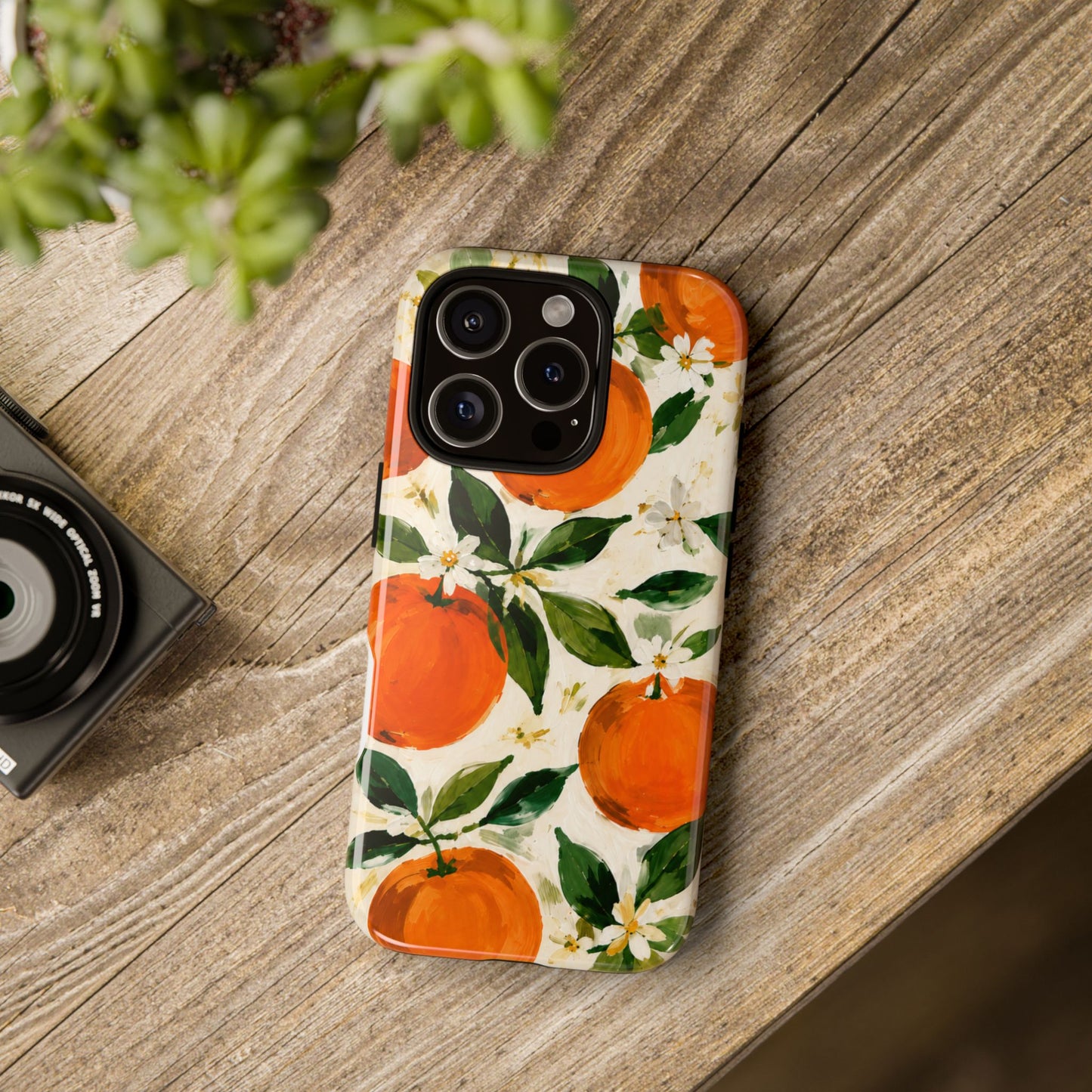 Orange Blossom Orchard Phone Case | Original Art by Alina Madan Art