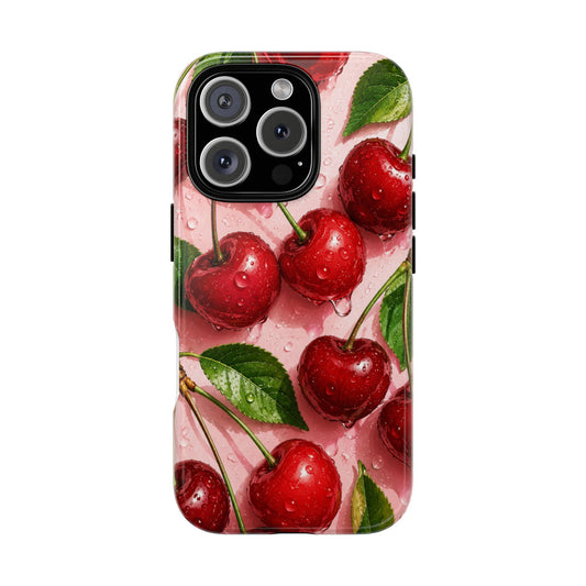 Cherry Bliss Phone Case | Designed by Alina Madan Art