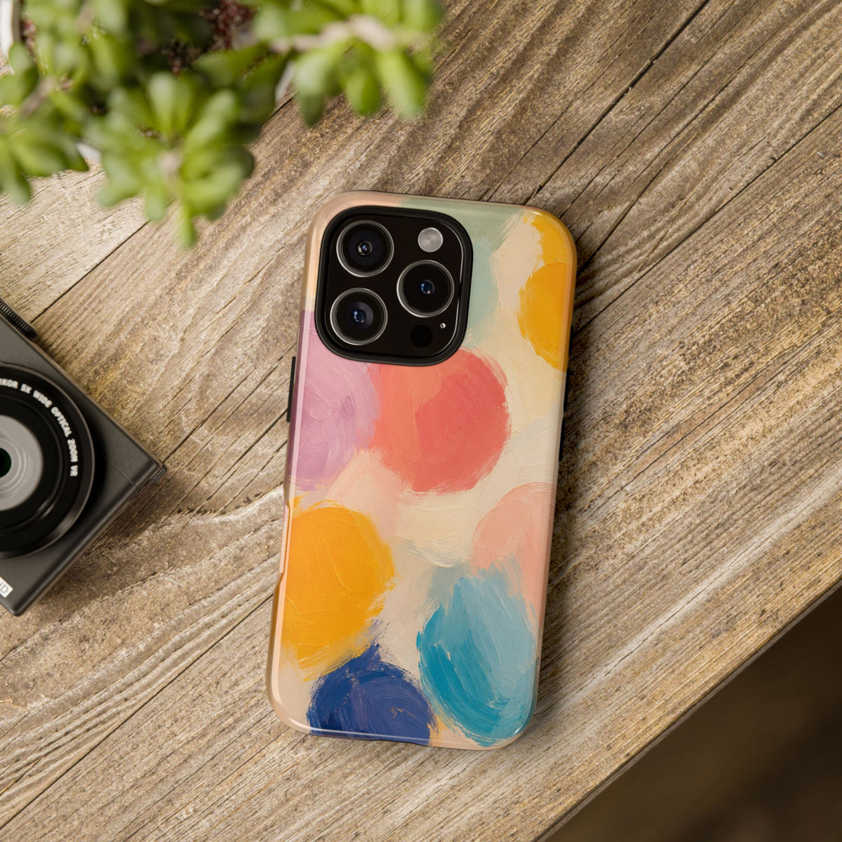 Pastel Brushstroke Phone Case | Designed by Alina Madan Art