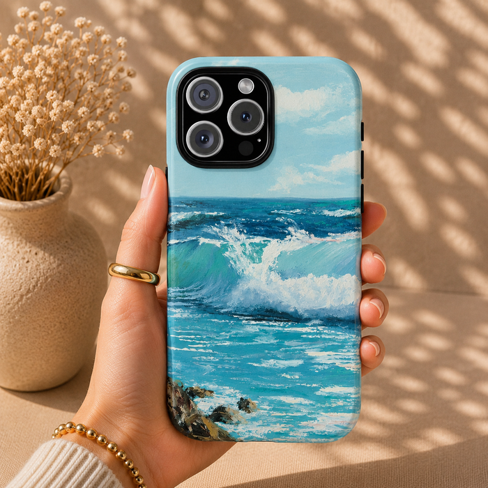 Flow collection — movement and light phone cases by Alina Madan