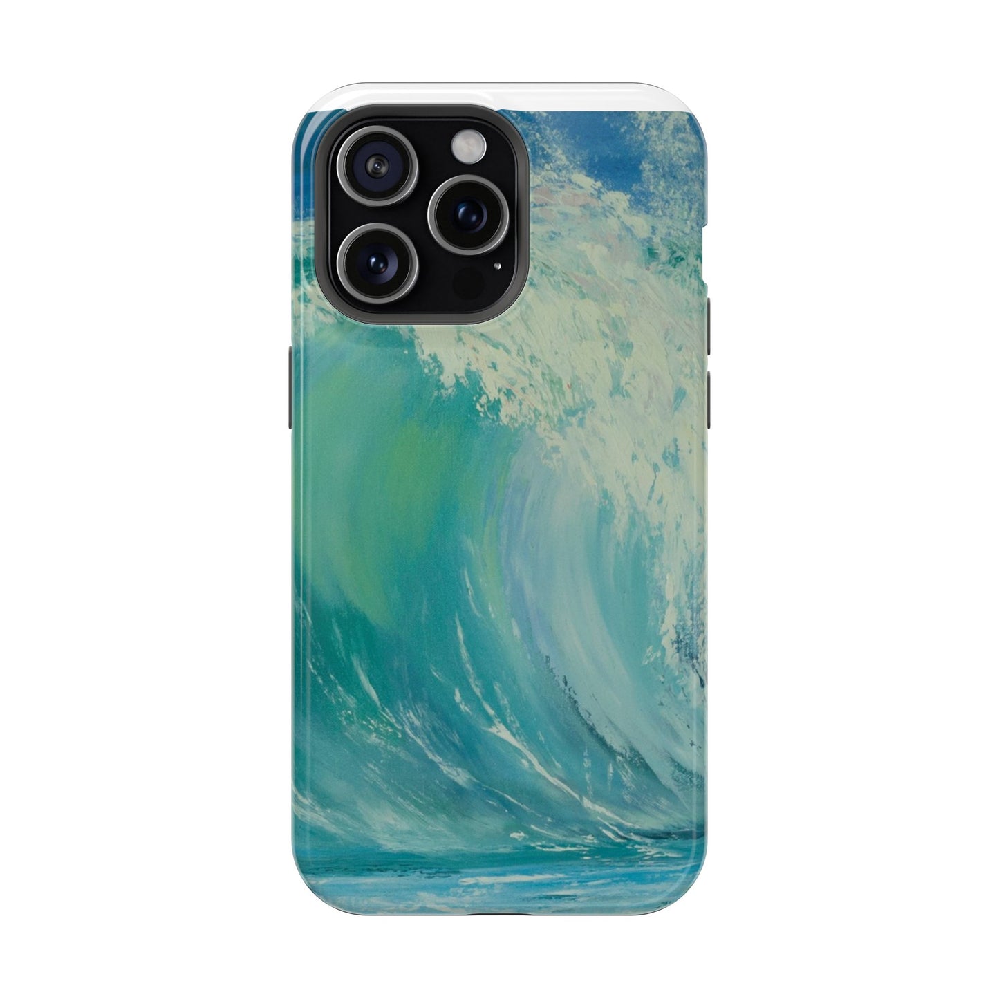 Ocean Wave Phone Case – Coastal Original Painting by Alina Madan Art