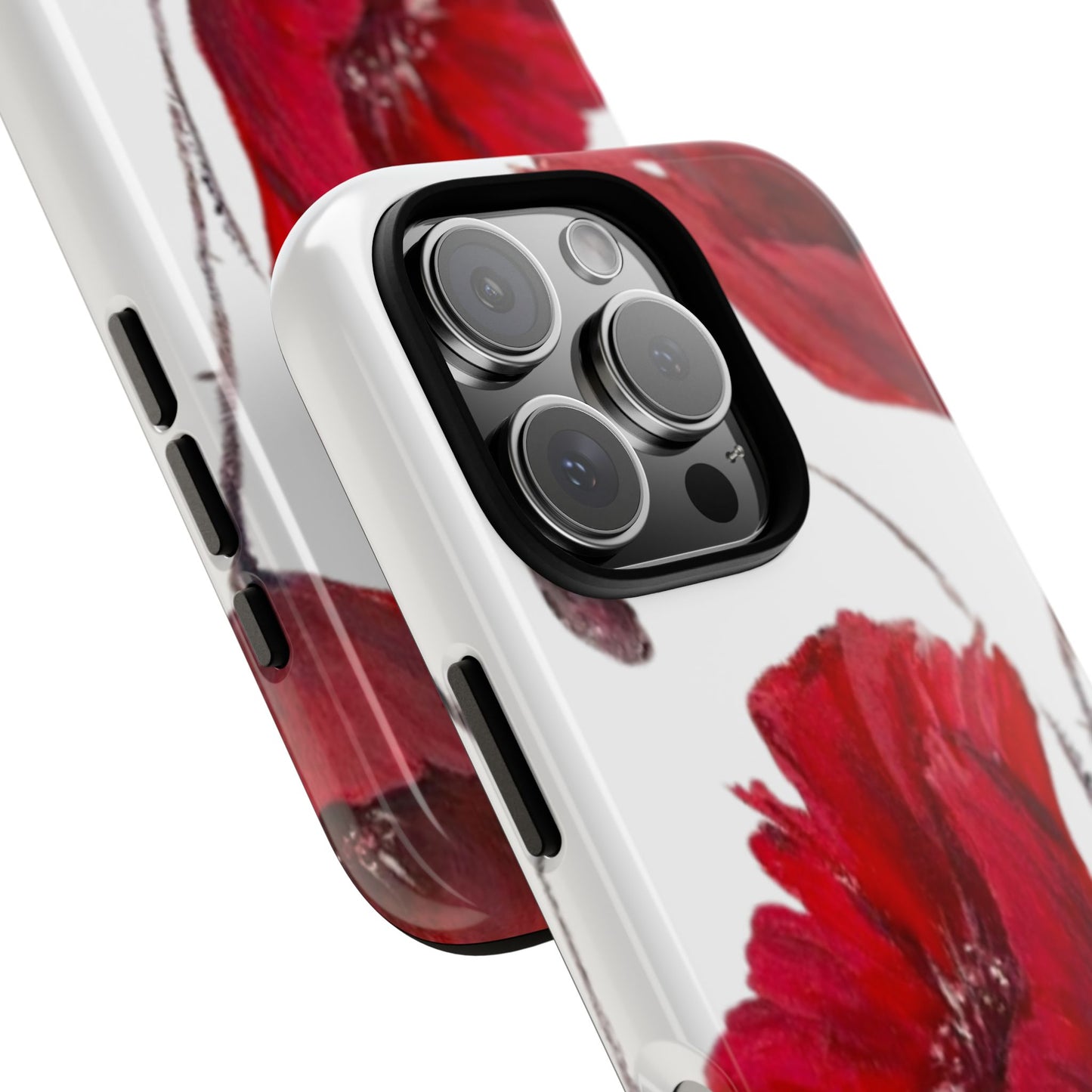 Poppy Flower Phone Case | Bold Red Floral Cover