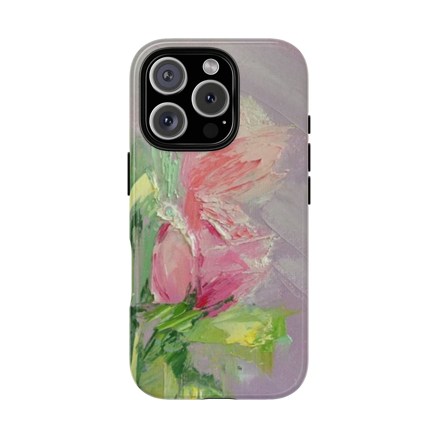 Soft Pink Tulip Phone Case – Original Floral Art by Alina Madan