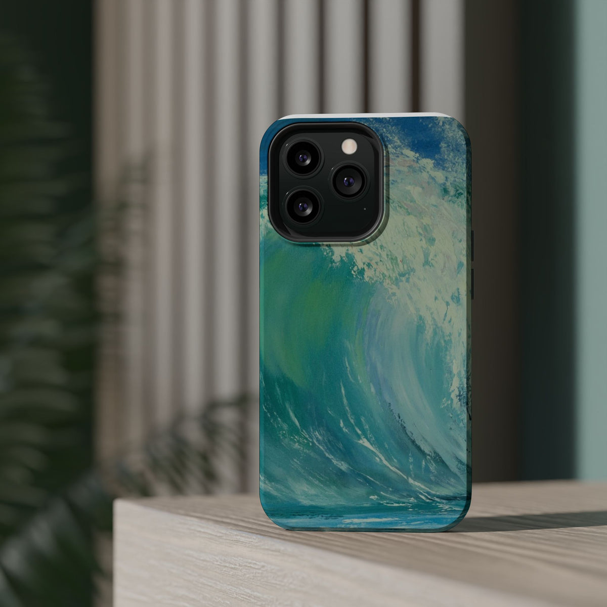 Ocean Wave Phone Case – Coastal Original Painting by Alina Madan Art