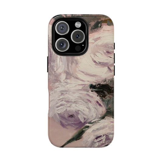 Creamy Rose Bouquet Phone Case – Original Floral Art by Alina Madan