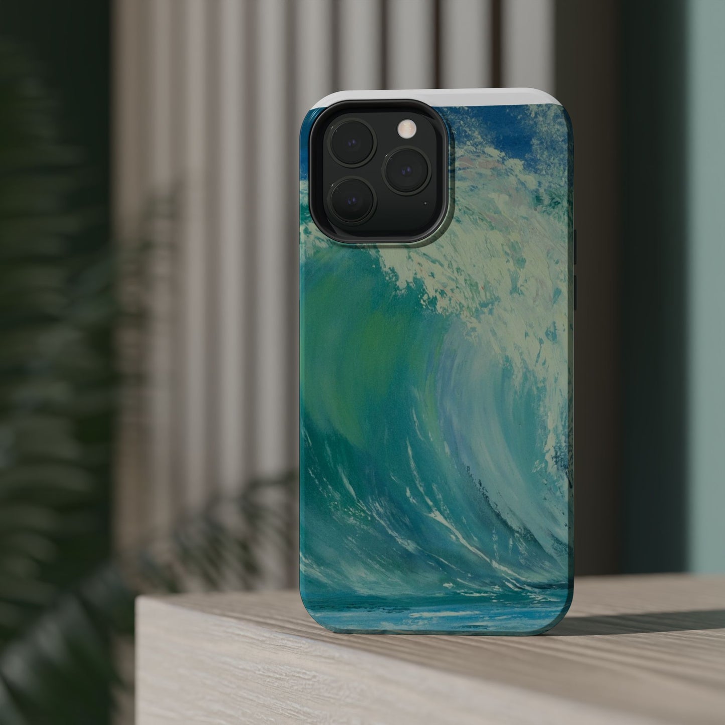 Ocean Wave Phone Case – Coastal Original Painting by Alina Madan Art