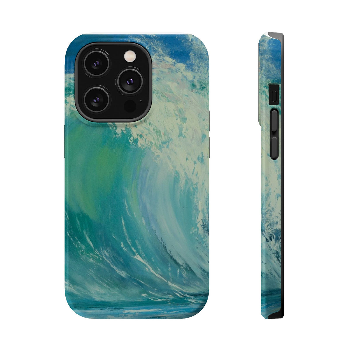 Ocean Wave Phone Case – Coastal Original Painting by Alina Madan Art