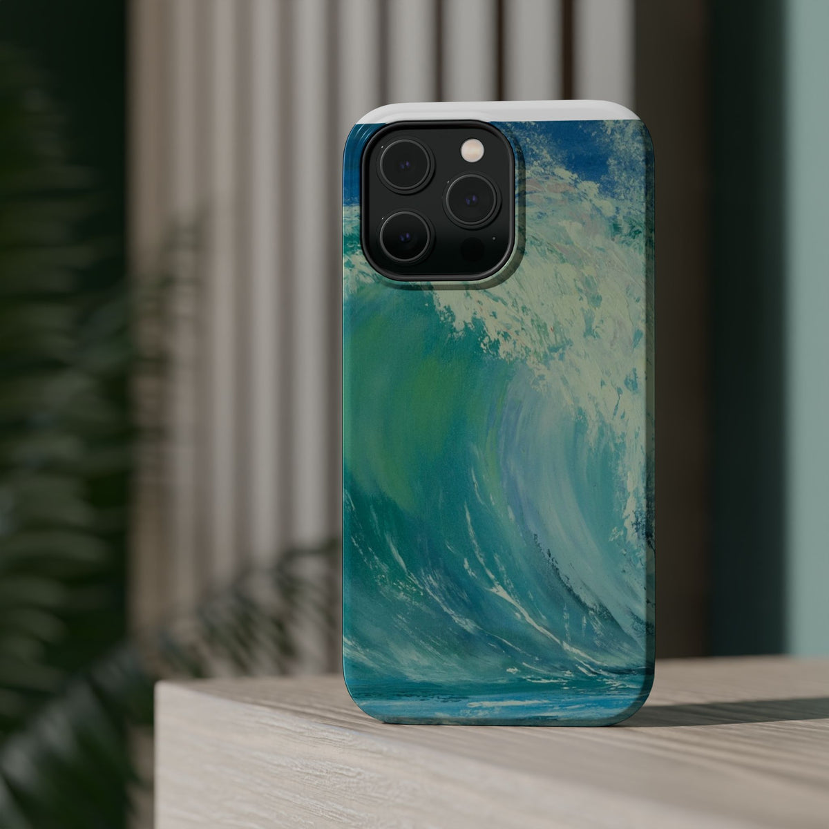 Ocean Wave Phone Case – Coastal Original Painting by Alina Madan Art