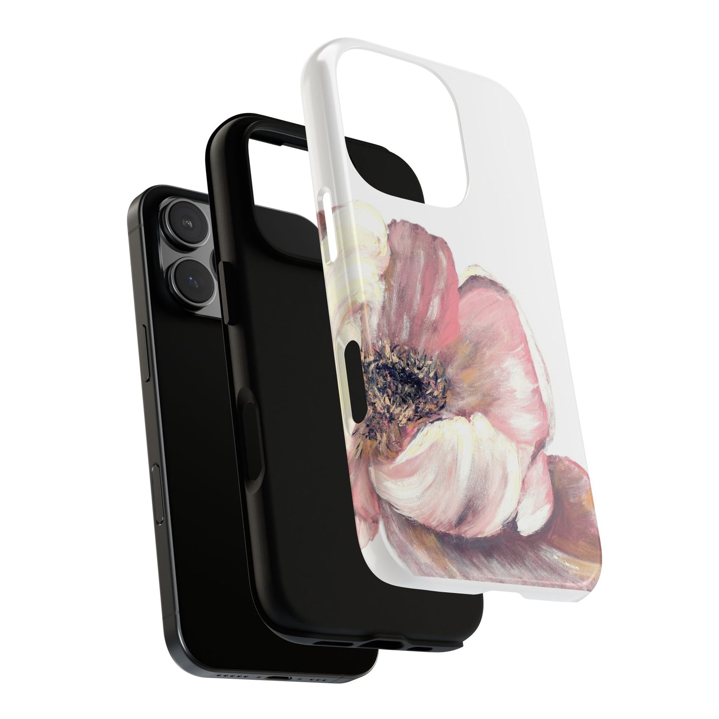 Peony Flower Phone Case | Artistic Pink Floral Cover