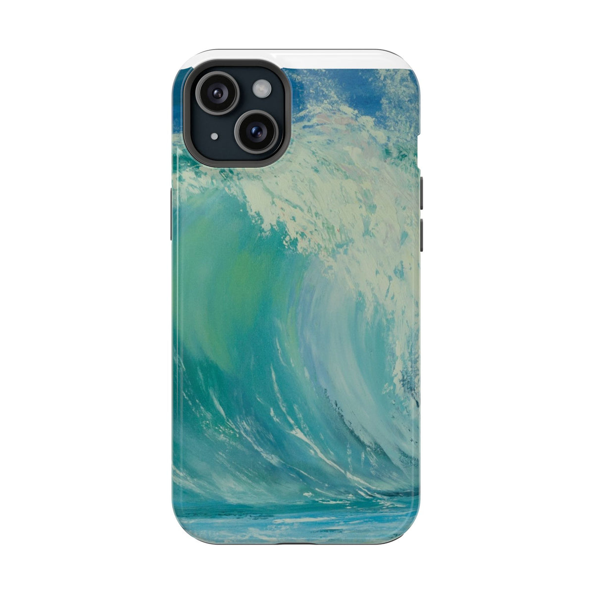 Ocean Wave Phone Case – Coastal Original Painting by Alina Madan Art