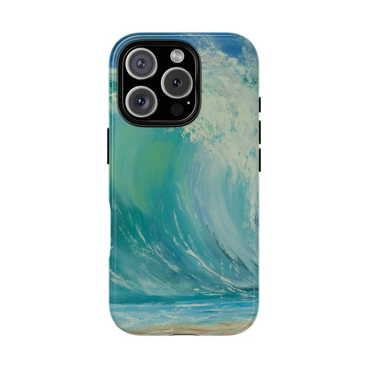 Ocean Wave Phone Case – Coastal Original Painting by Alina Madan Art