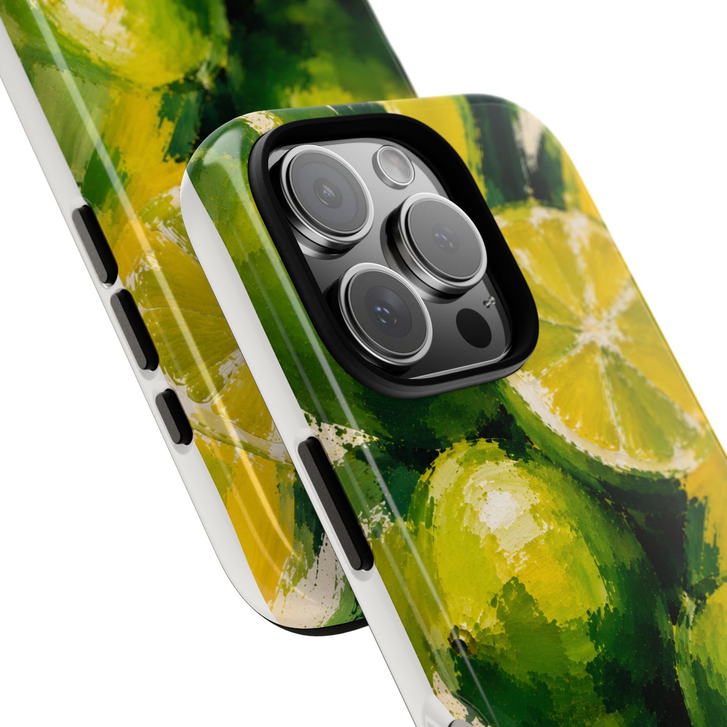 Citrus Lime Burst Phone Case } Designed by Alina Madan Art
