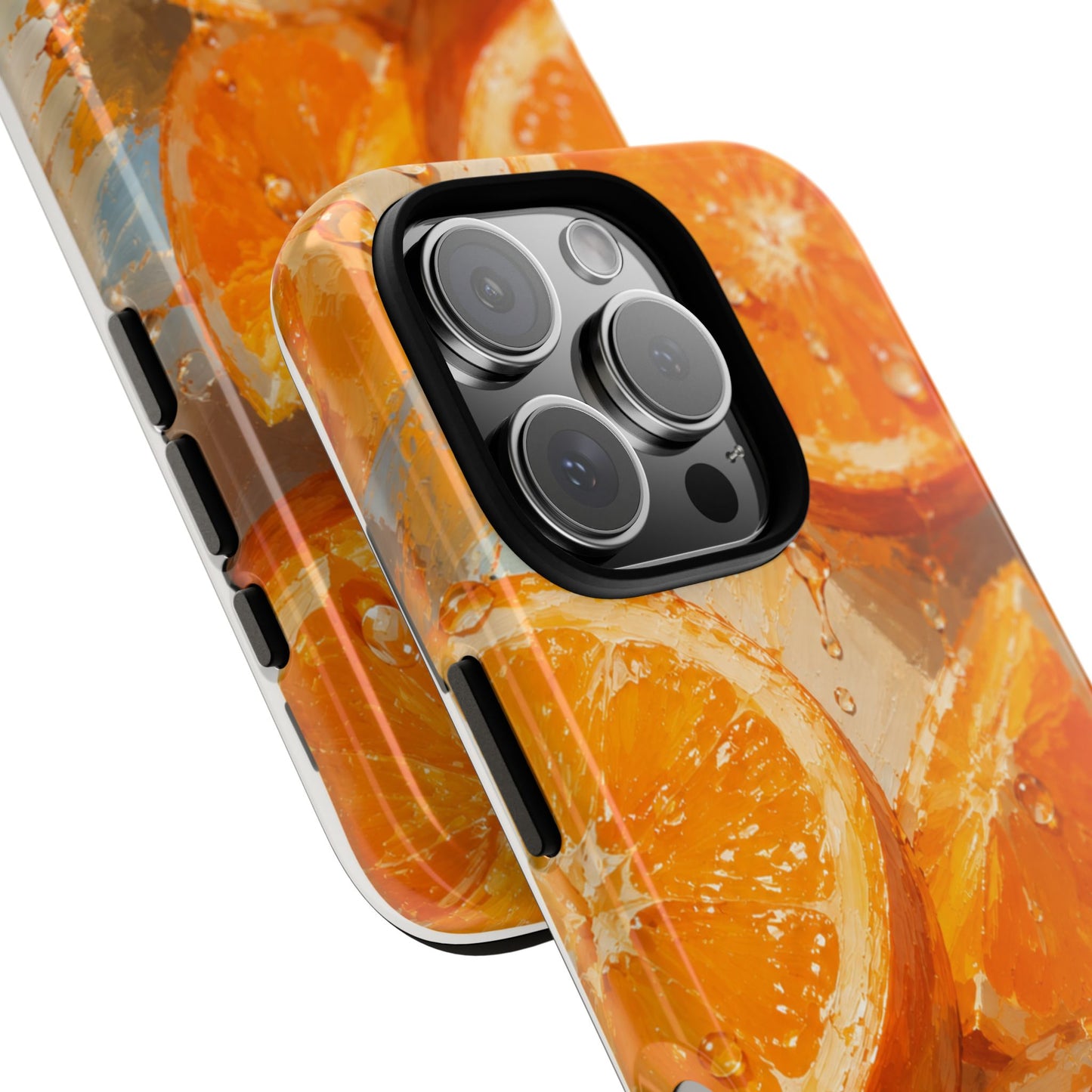 Juicy Orange Splash Phone Case | Designed by Alina Madan Art