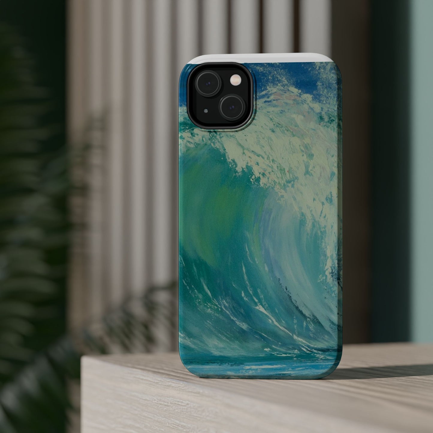 Ocean Wave Phone Case – Coastal Original Painting by Alina Madan Art