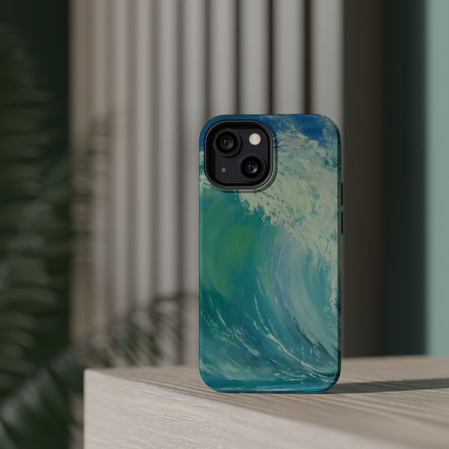 Ocean Wave Phone Case – Coastal Original Painting by Alina Madan Art