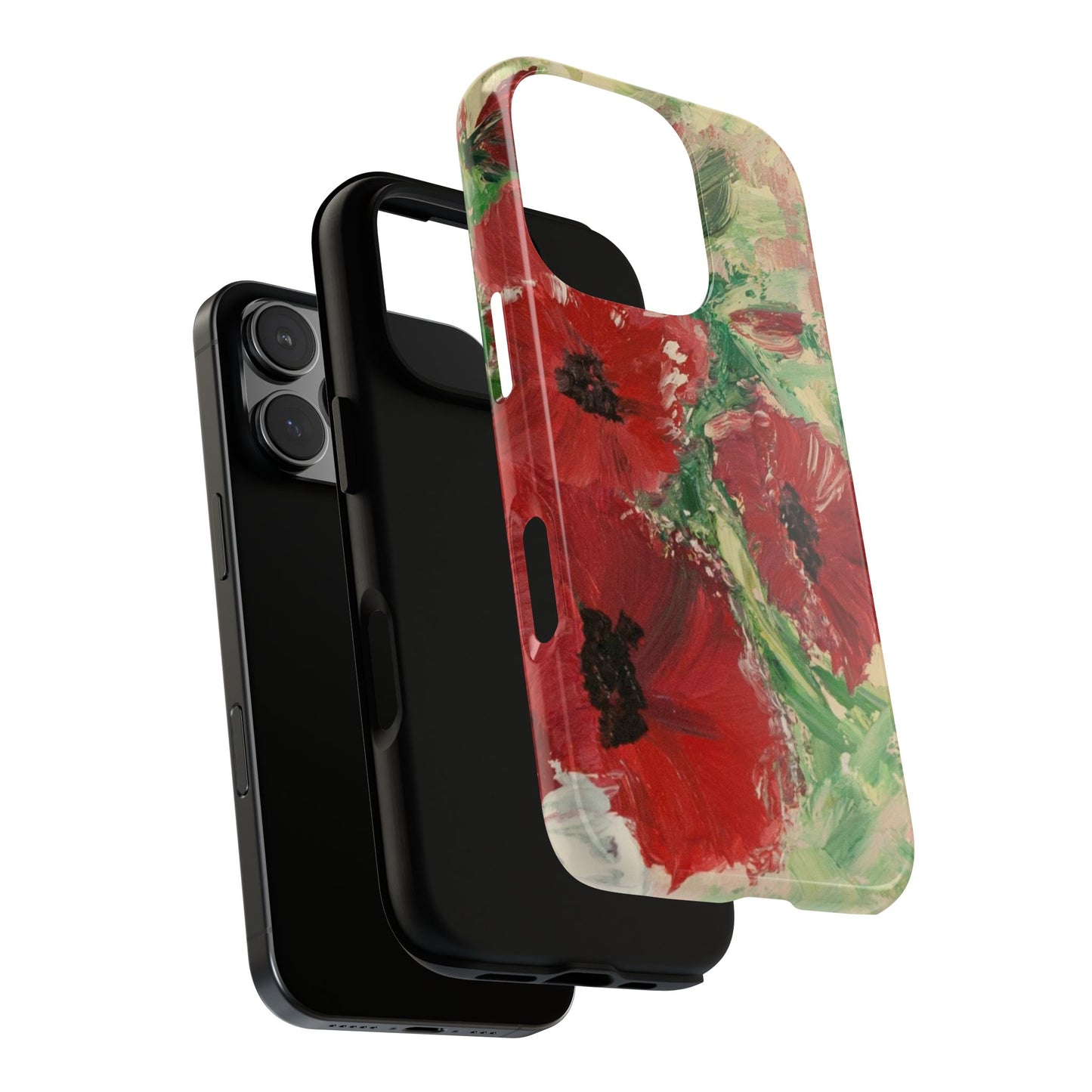 Red Poppy Bouquet Phone Case – Original Painting by Alina Madan Art