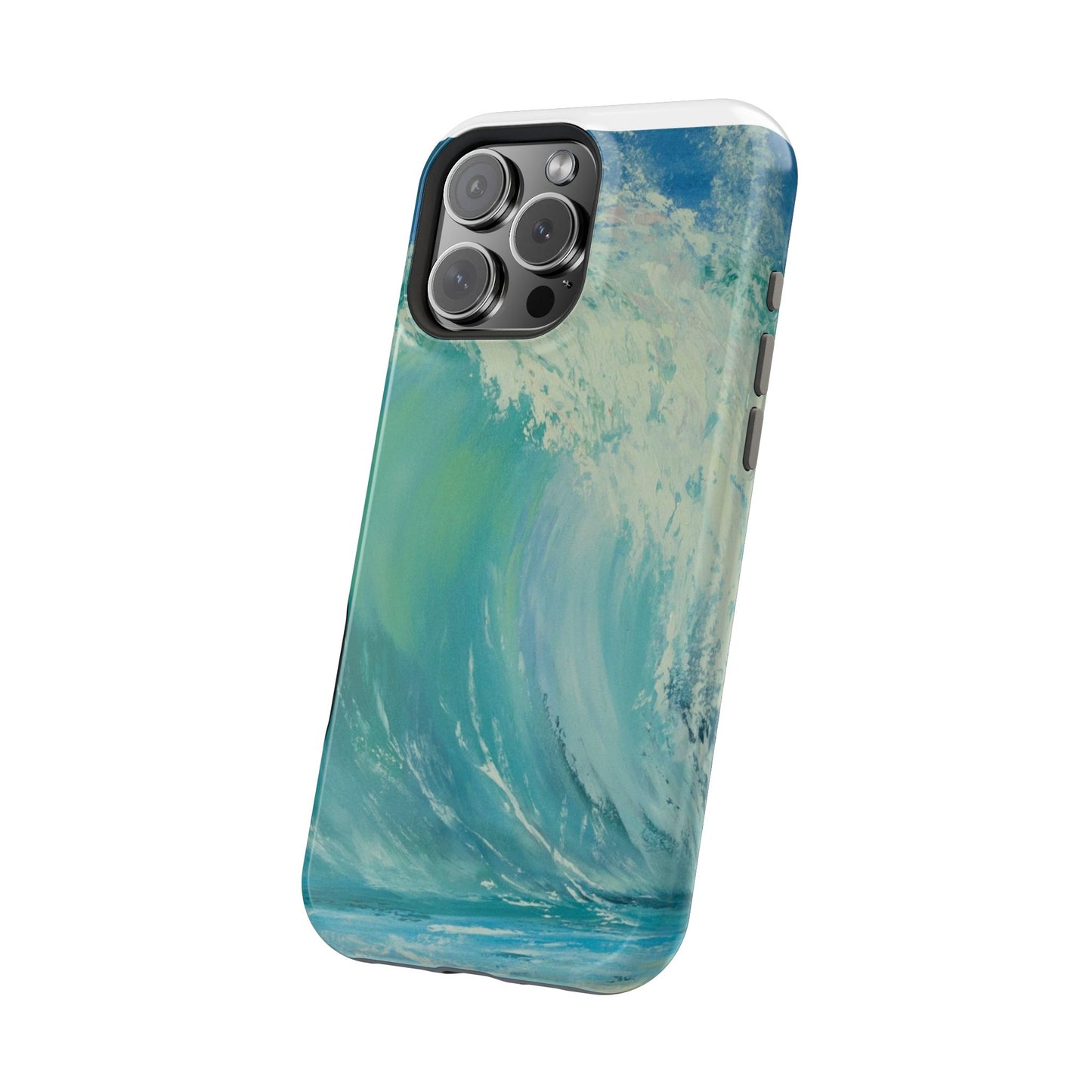 Ocean Wave Phone Case – Coastal Original Painting by Alina Madan Art