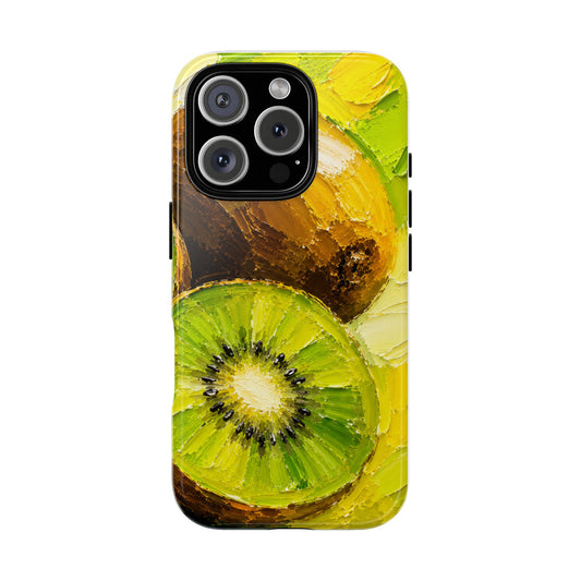 Kiwi Glow Phone Case – Designed by Alina Madan Art