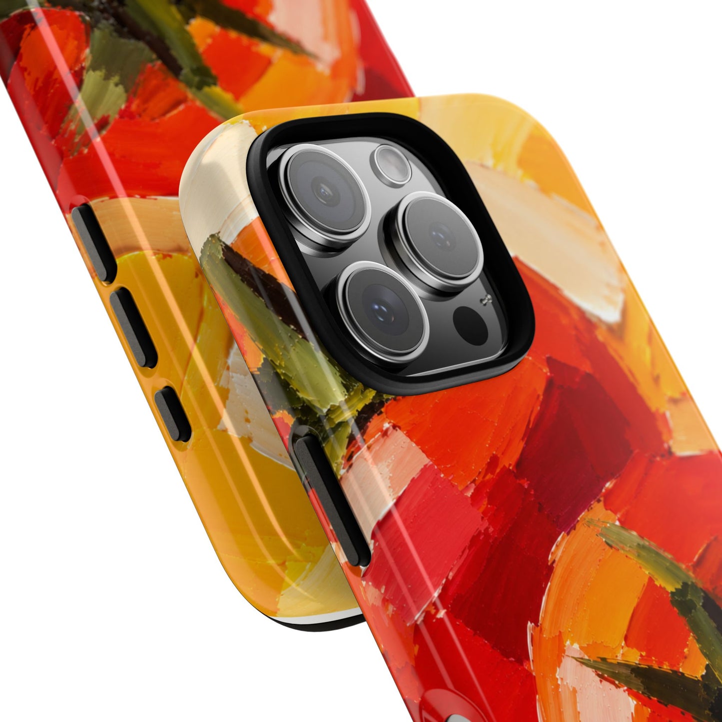 Abstract Tomato Pop Phone Case | Designed by Alina Madan Art