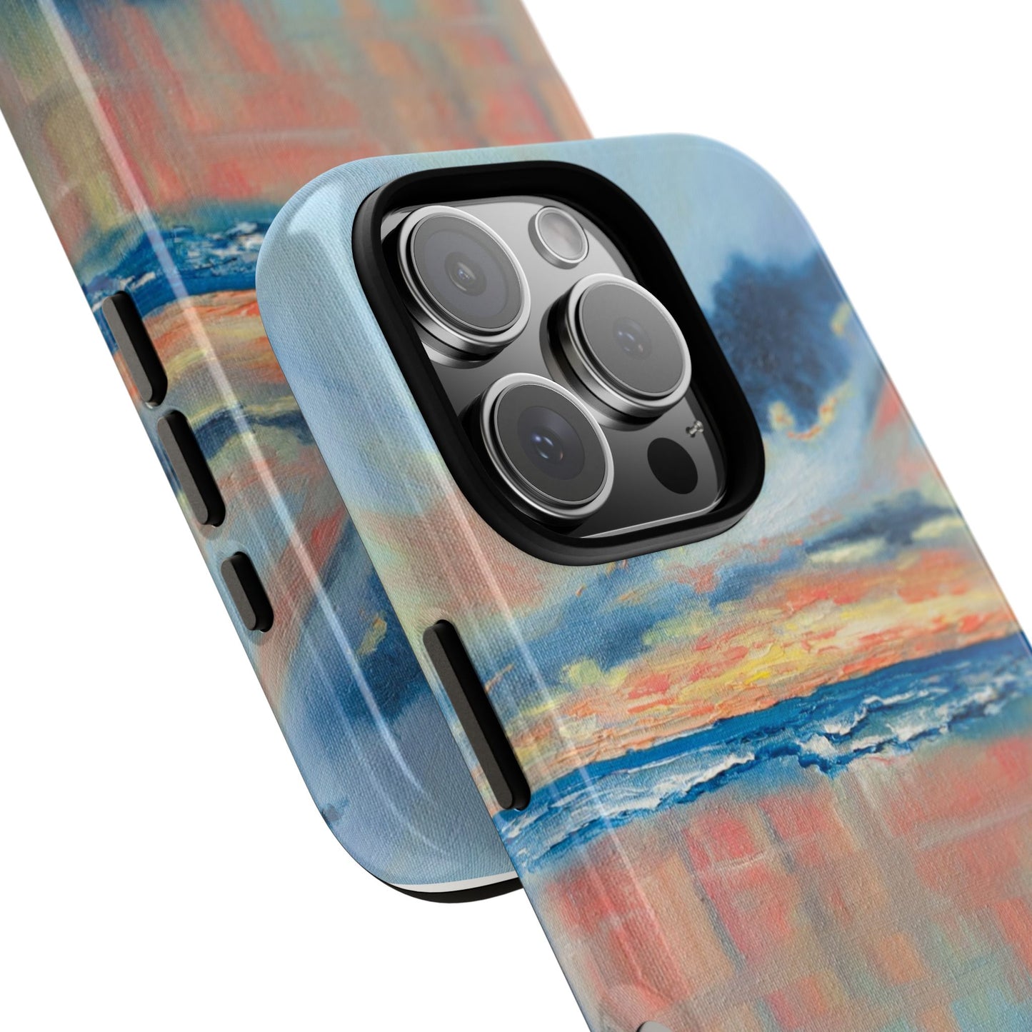 Pastel Ocean Reflection Phone Case – Original Sunset Seascape by Alina Madan Art