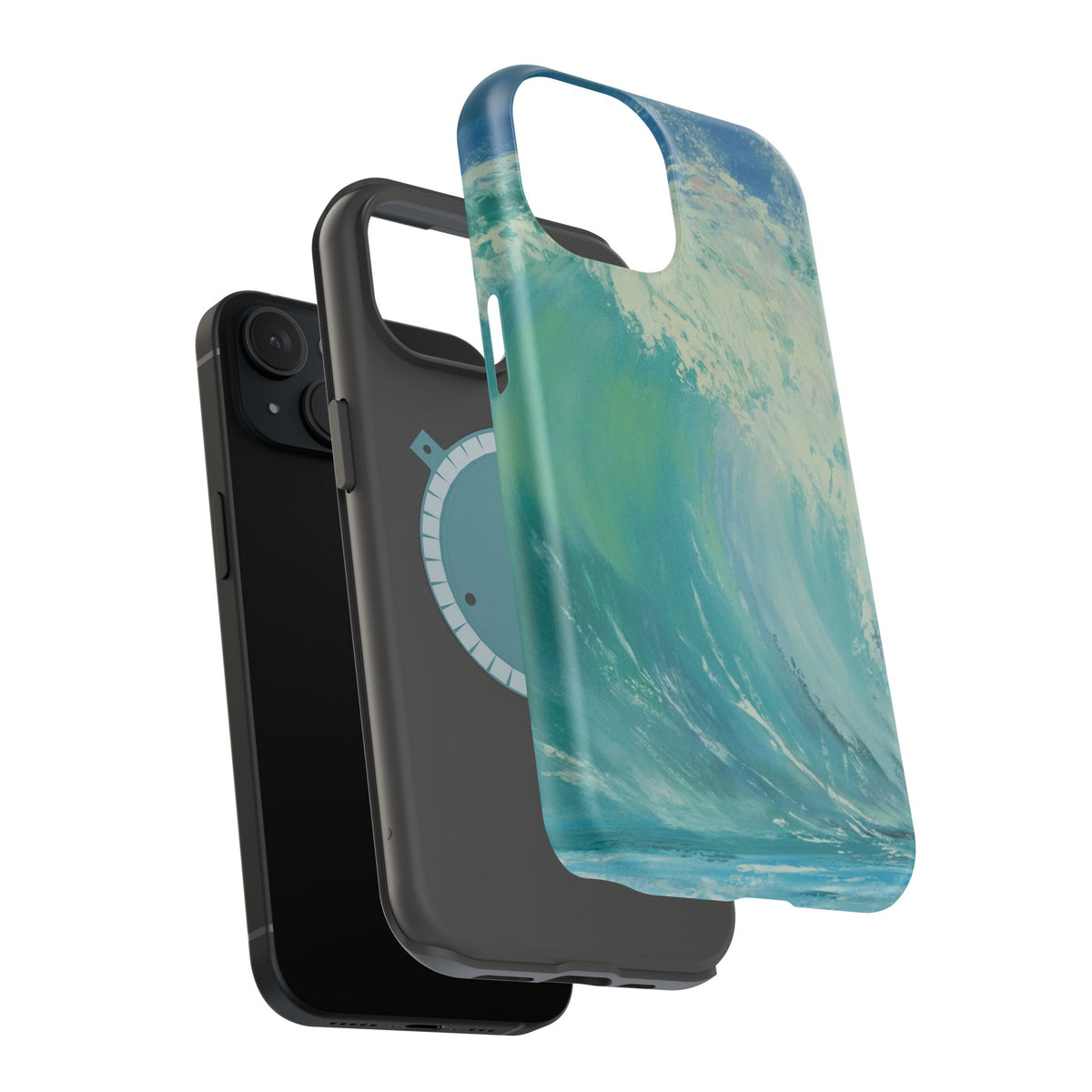 Ocean Wave Phone Case – Coastal Original Painting by Alina Madan Art