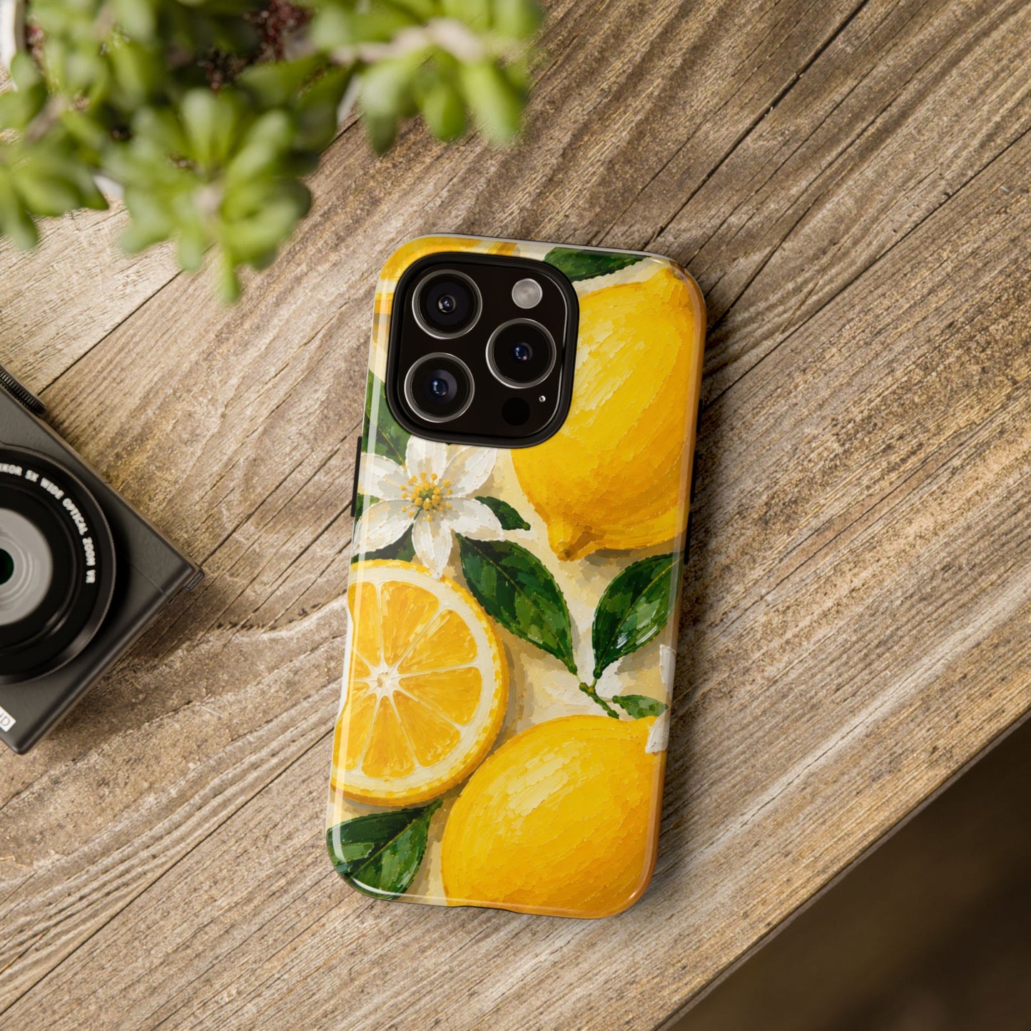 Lemon Blossom Phone Case | Designed by Alina Madan Art