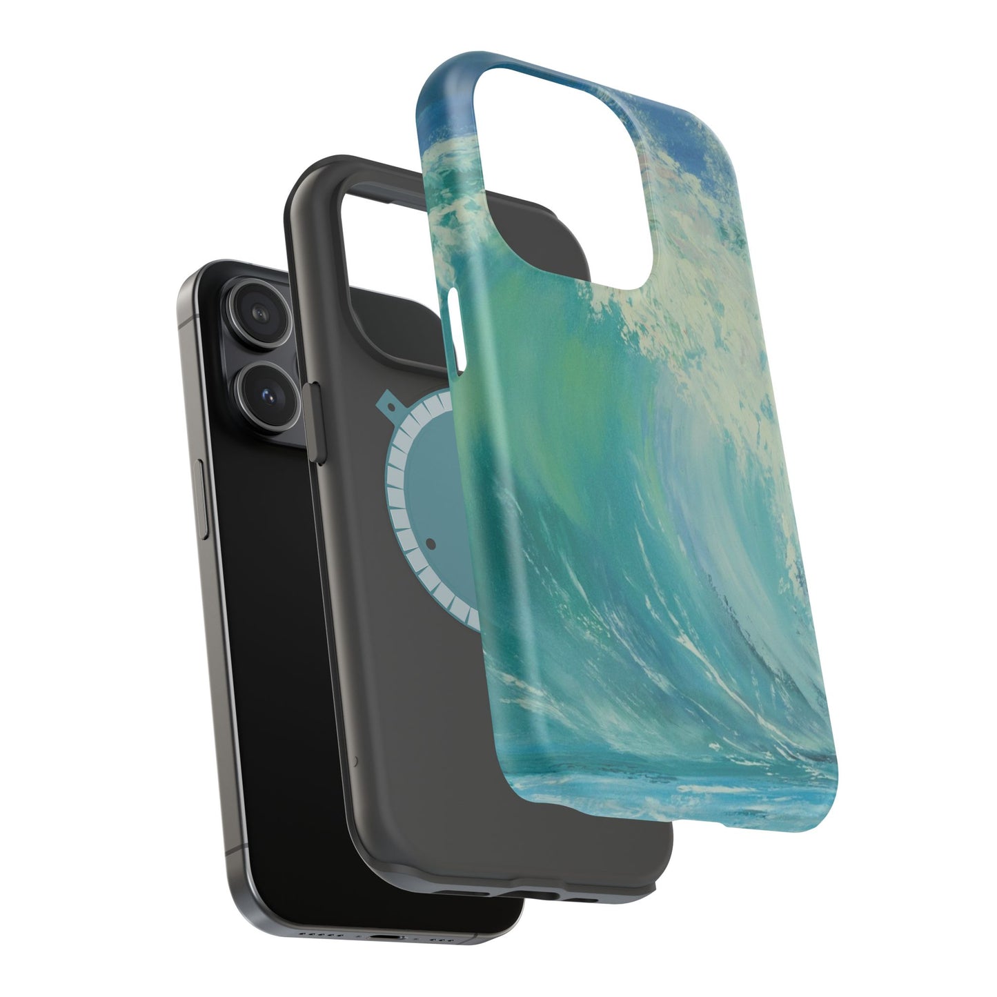 Ocean Wave Phone Case – Coastal Original Painting by Alina Madan Art