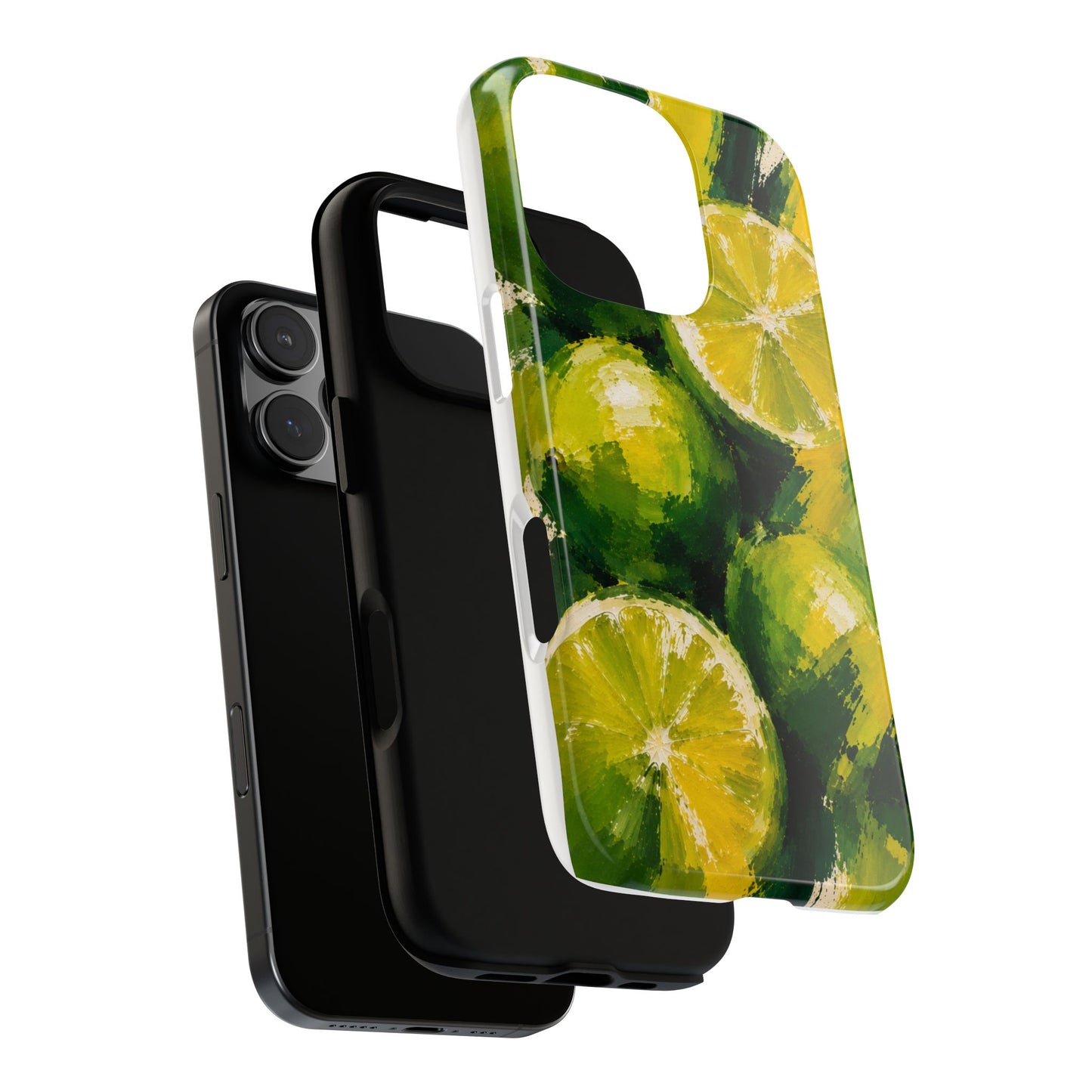 Citrus Lime Burst Phone Case } Designed by Alina Madan Art