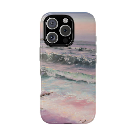 Blush Coastline Phone Case – Designed by Alina Madan Art