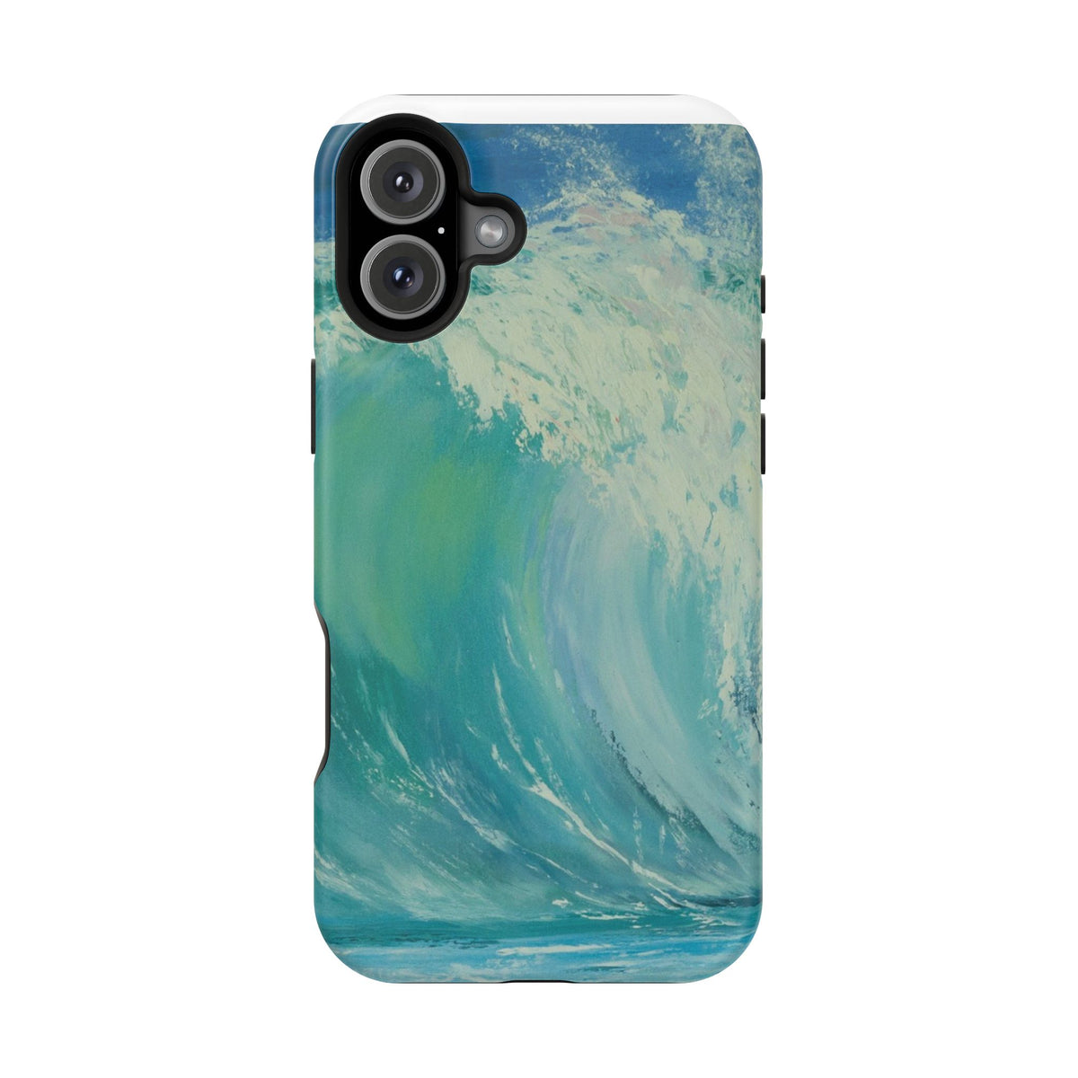 Ocean Wave Phone Case – Coastal Original Painting by Alina Madan Art