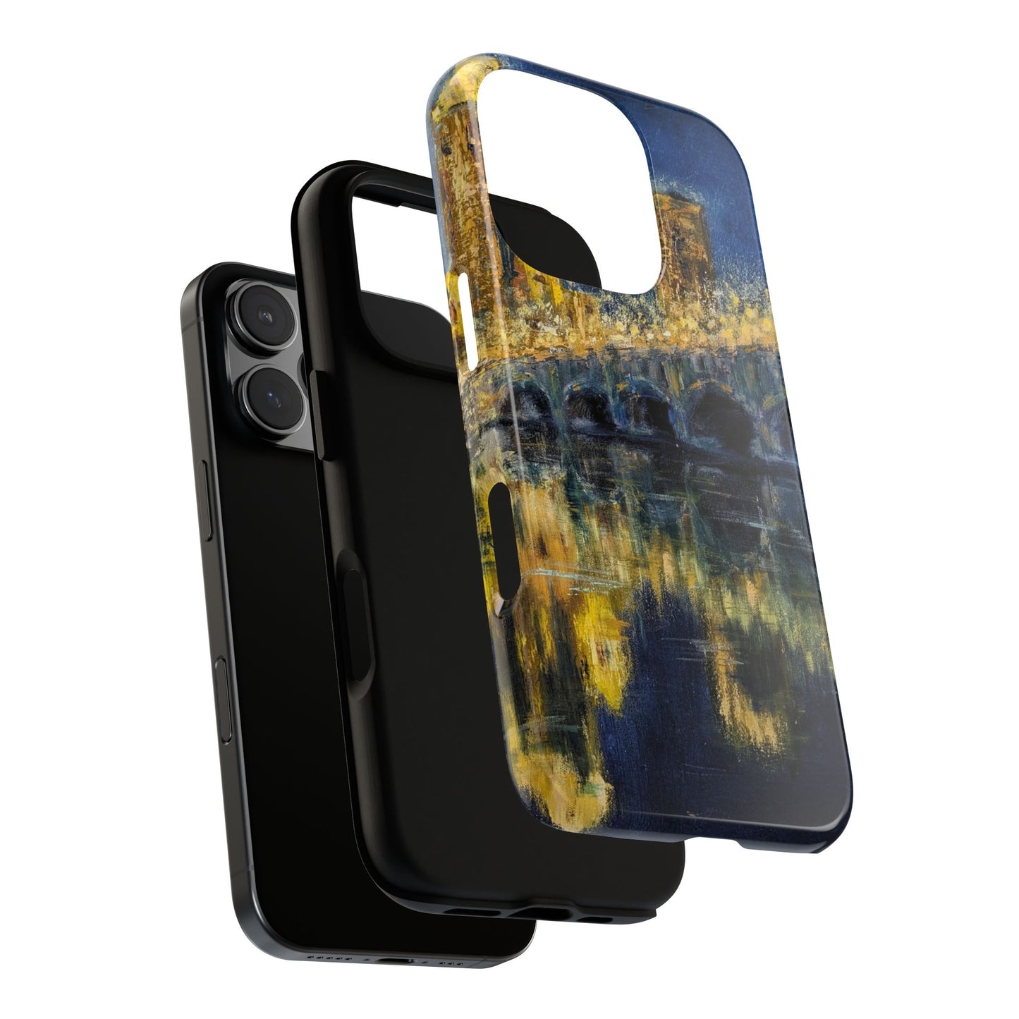 Midnight City Reflections Phone Case – Designed by Alina Madan Art