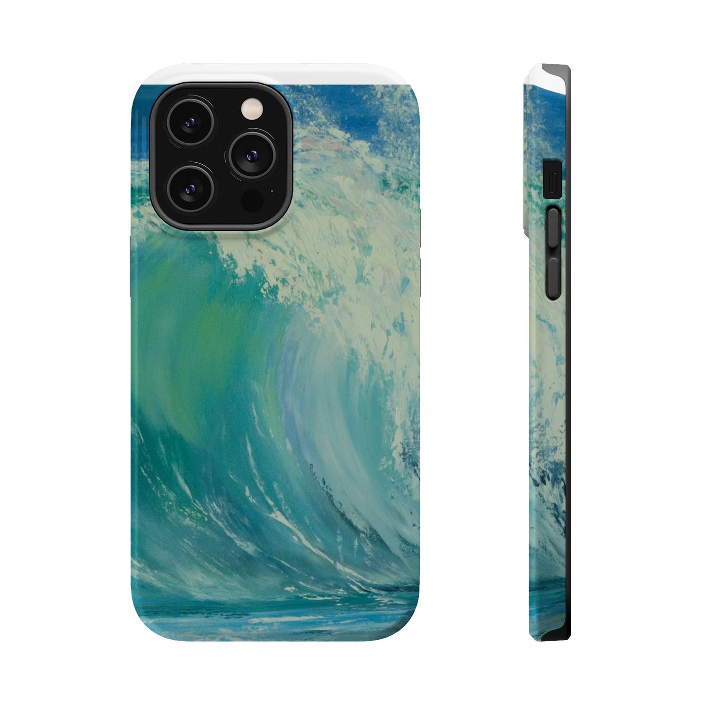 Ocean Wave Phone Case – Coastal Original Painting by Alina Madan Art