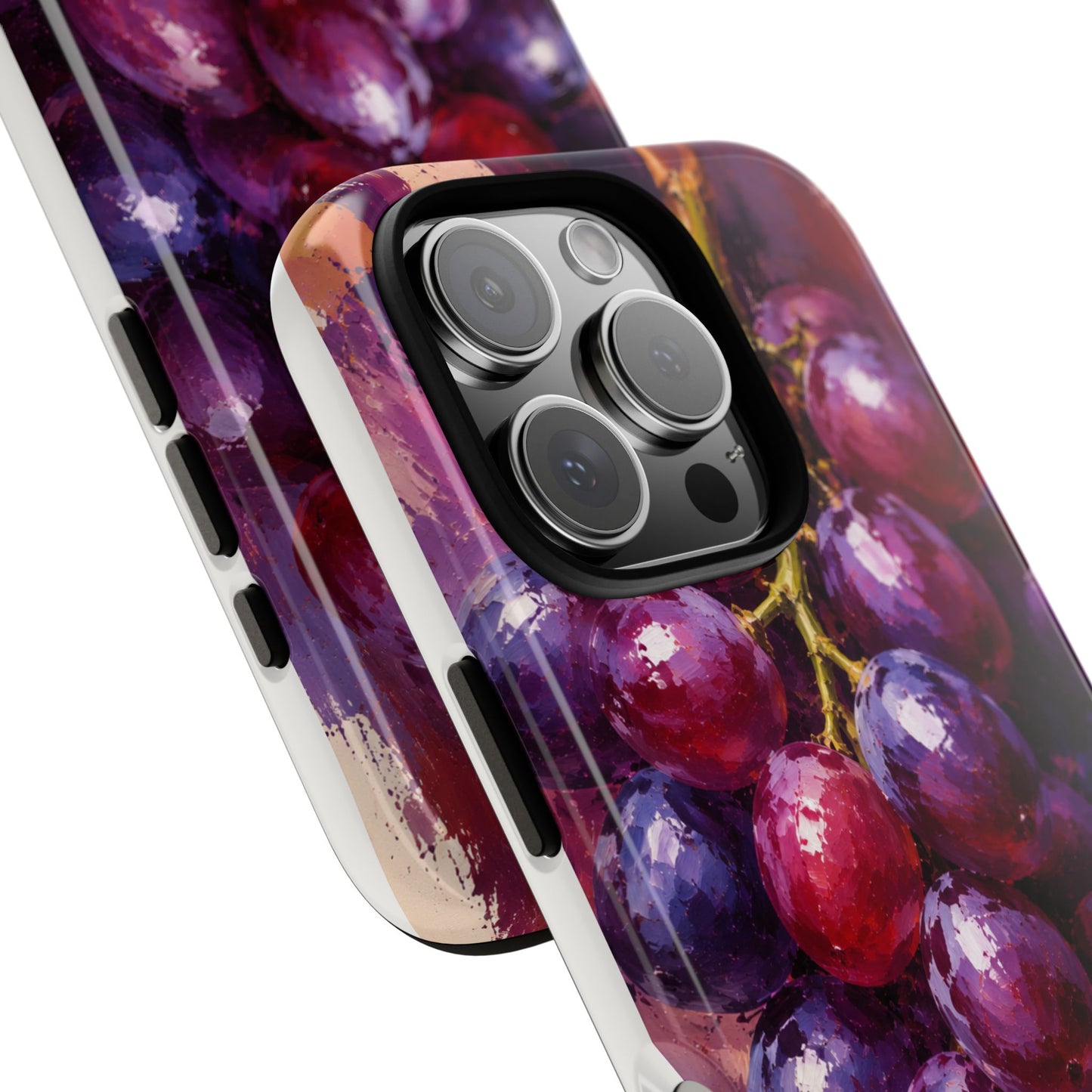 Purple Grape Harvest Phone Case – Original Fruit Painting by Alina Madan Art