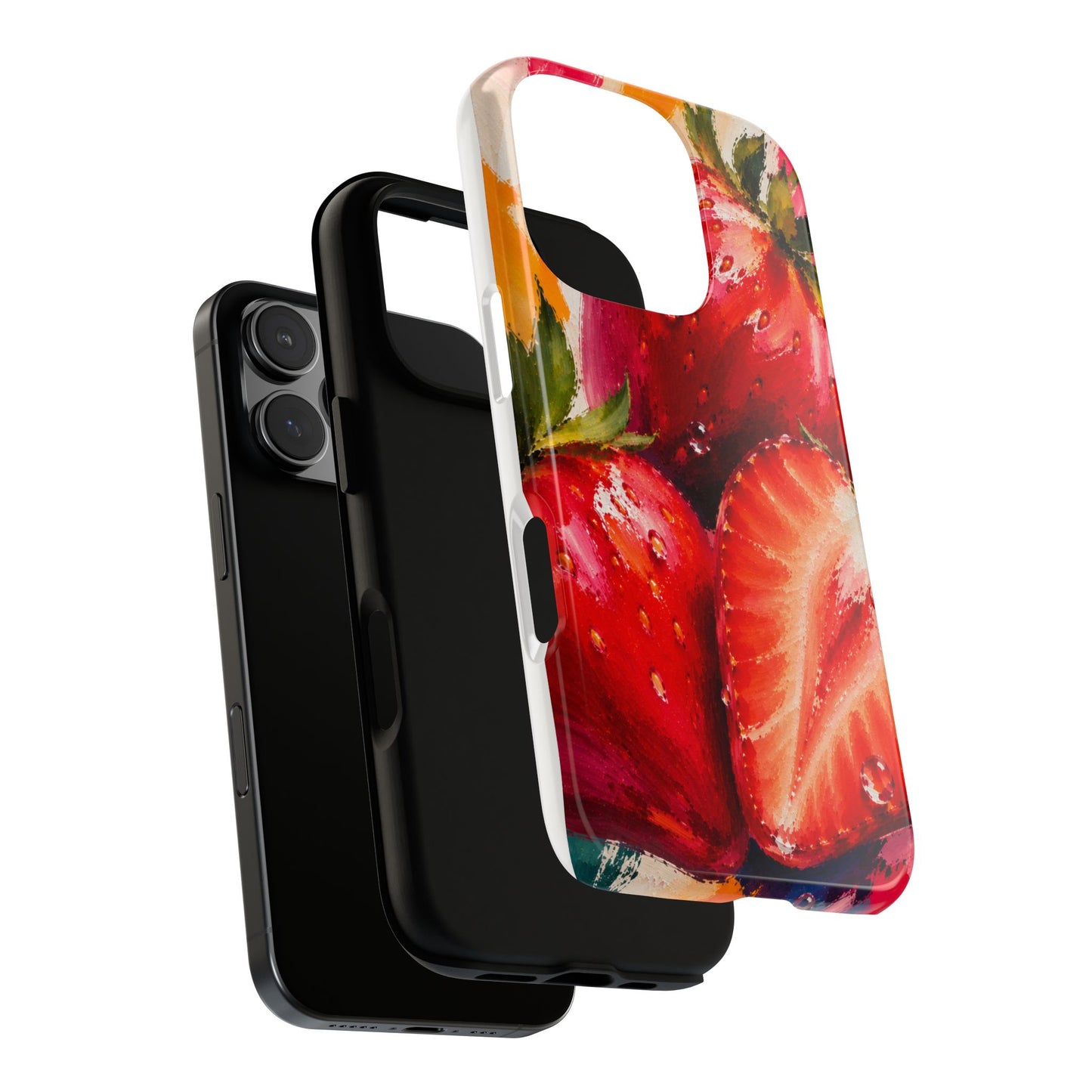 Strawberry Crush Phone Case | Designed by Alina Madan Art