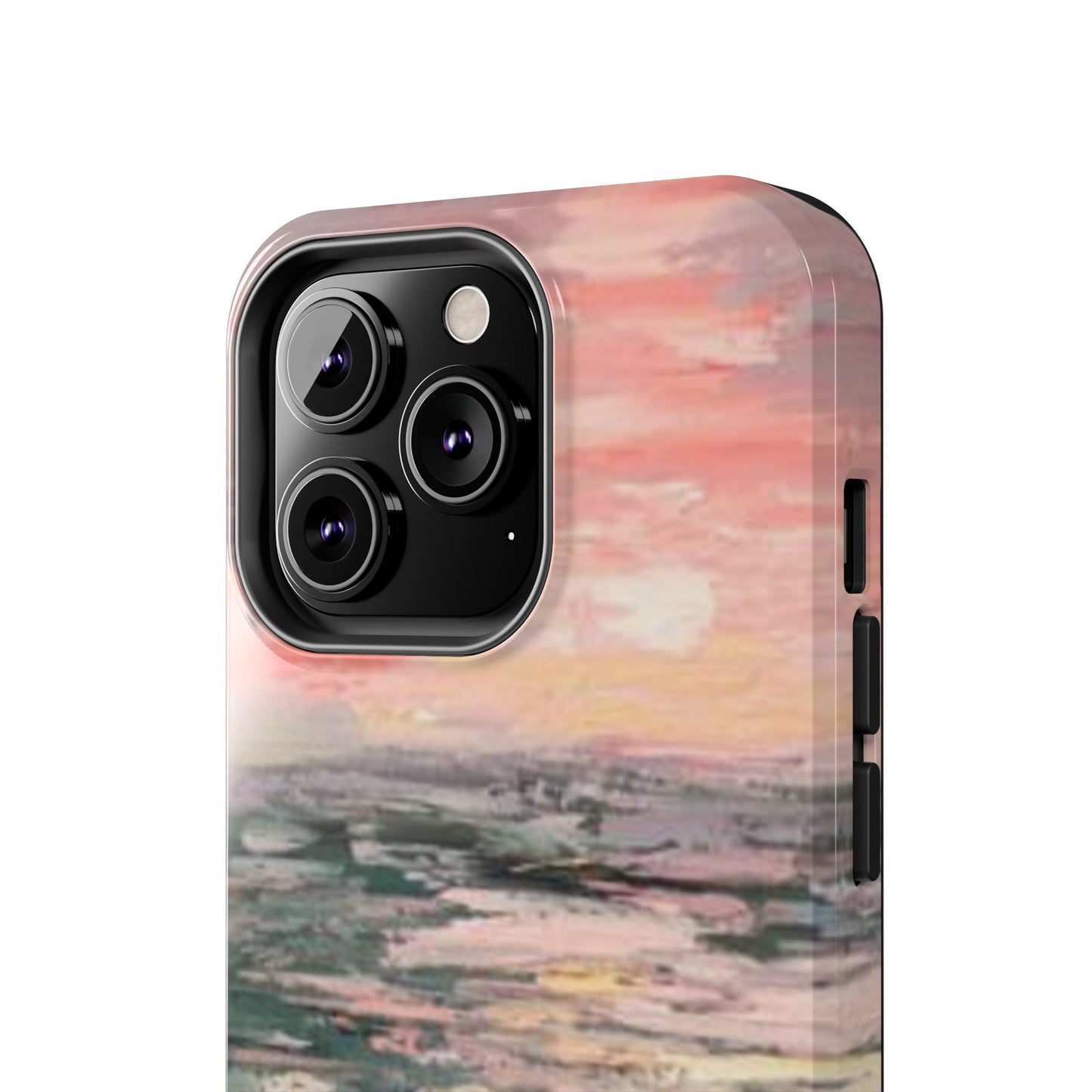 Pink Sunset Seascape Phone Case | Original Coastal Art by Alina Madan Art