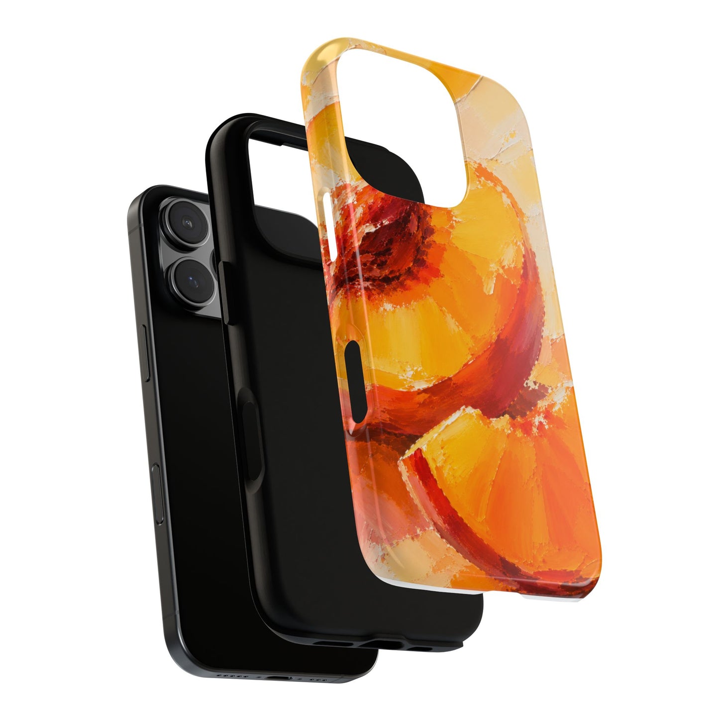 Sunlit Peach Phone Case | Designed by Alina Madan Art