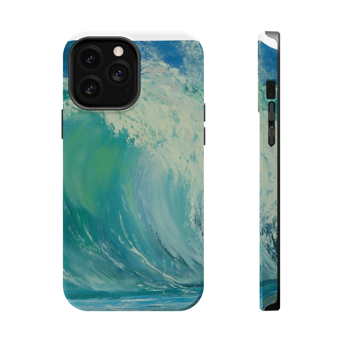 Ocean Wave Phone Case – Coastal Original Painting by Alina Madan Art