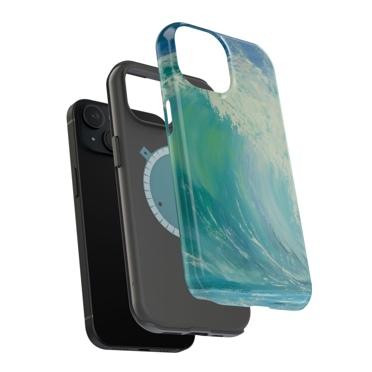 Ocean Wave Phone Case – Coastal Original Painting by Alina Madan Art