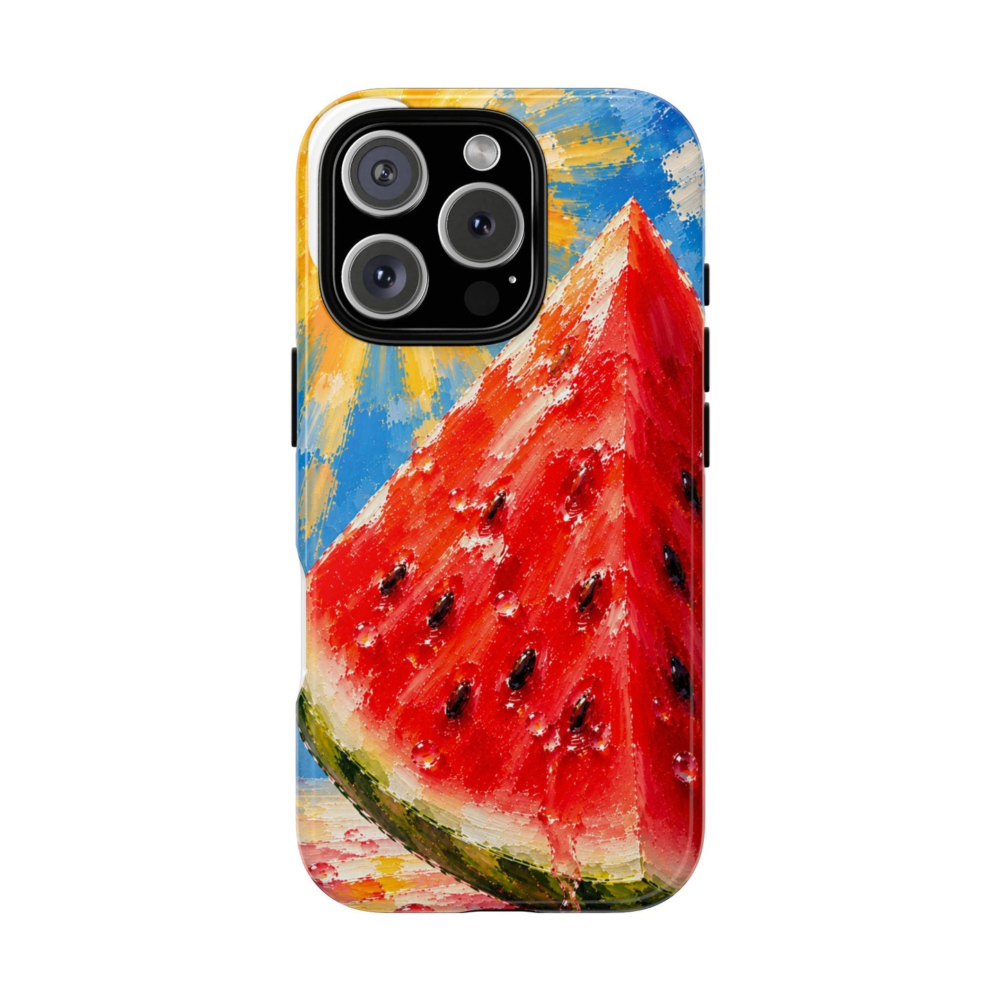 Summer Watermelon Splash Phone Case | Designed by Alina Madan Art