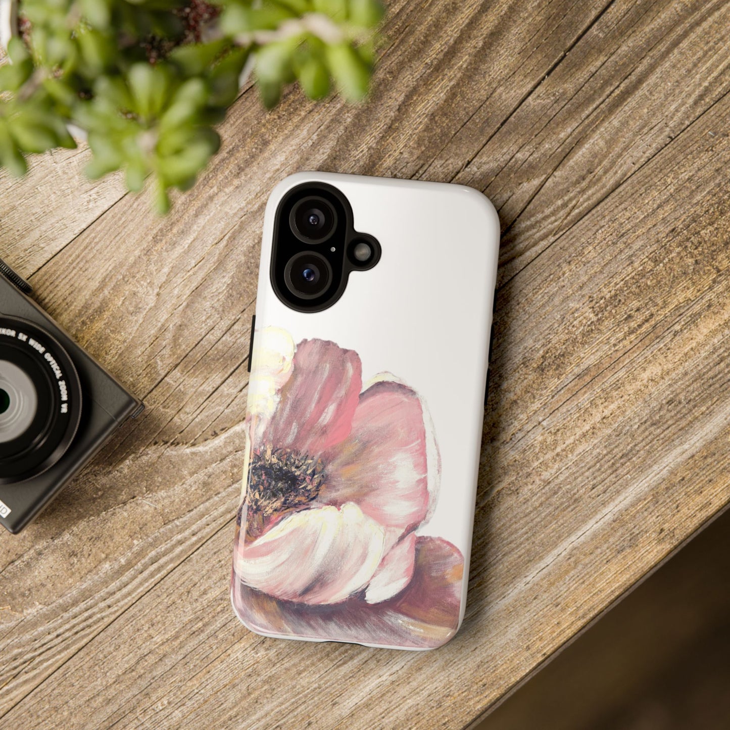 Peony Flower Phone Case | Artistic Pink Floral Cover