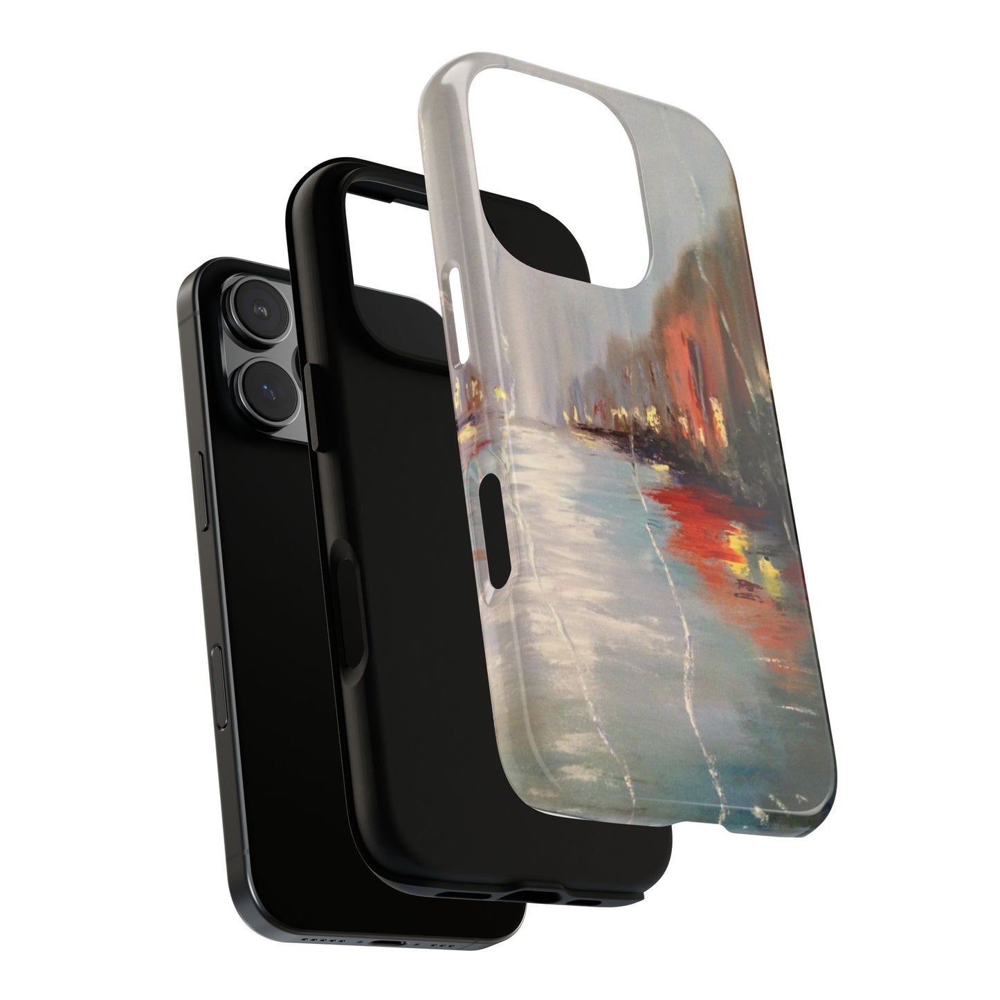 Rainy City Lights Phone Case – Designed by Alina Madan Art