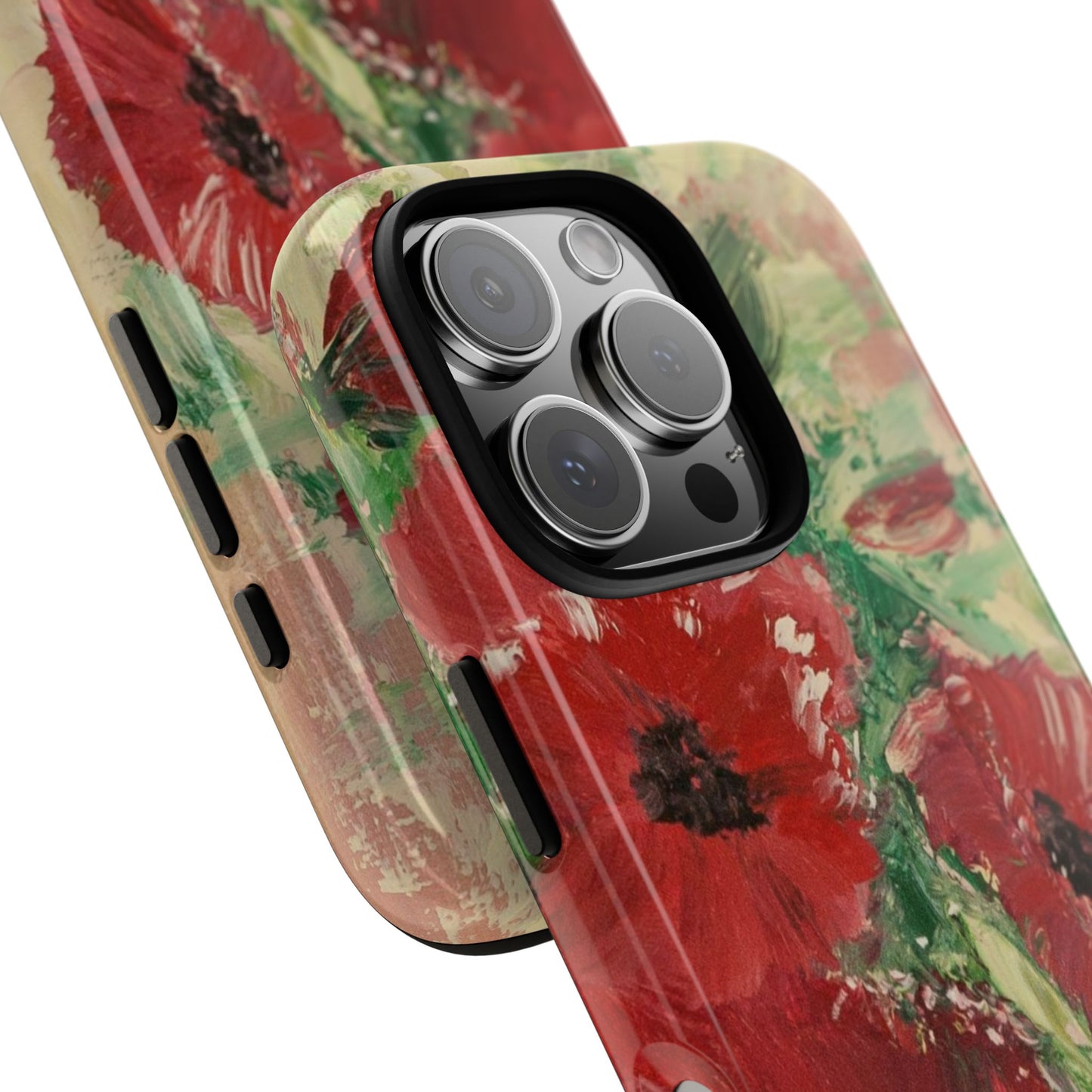 Red Poppy Bouquet Phone Case – Original Painting by Alina Madan Art