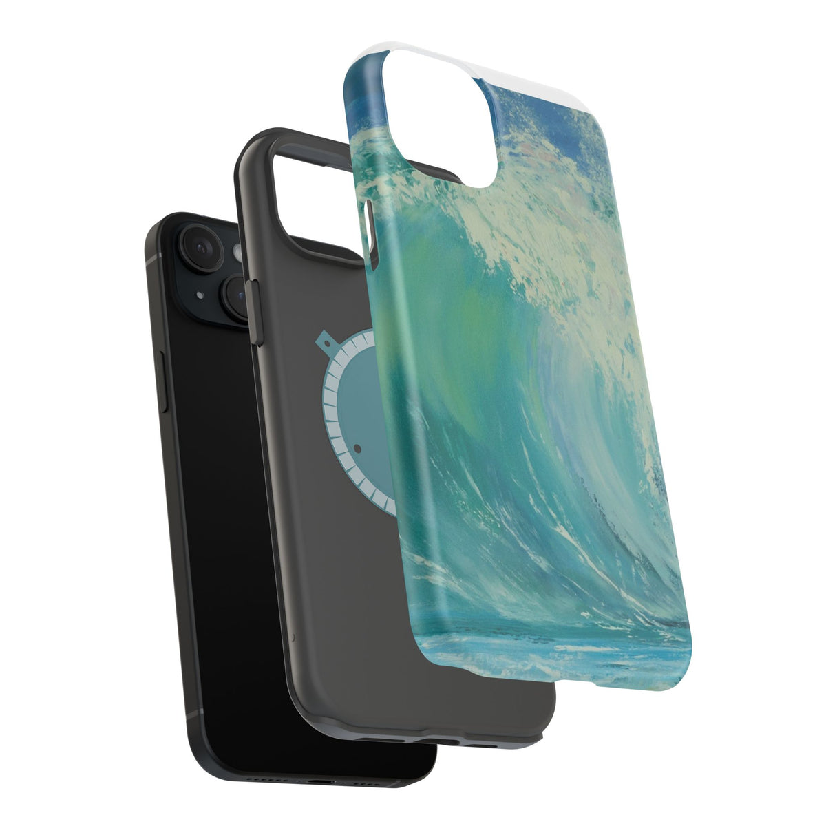 Ocean Wave Phone Case – Coastal Original Painting by Alina Madan Art