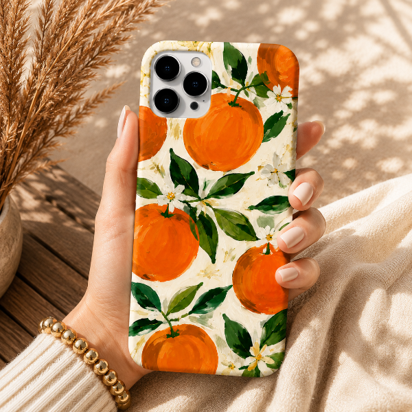 Orange Blossom Orchard Phone Case | Original Art by Alina Madan Art